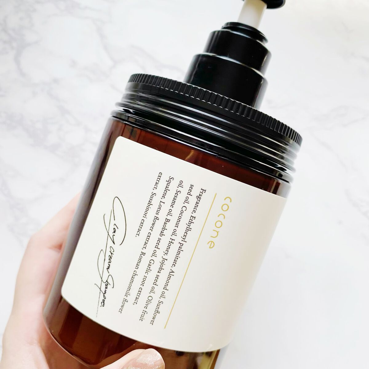 クレイクリームシャンプー(モイスト)/cocone/市販シャンプーを使ったクチコミ(6枚目)