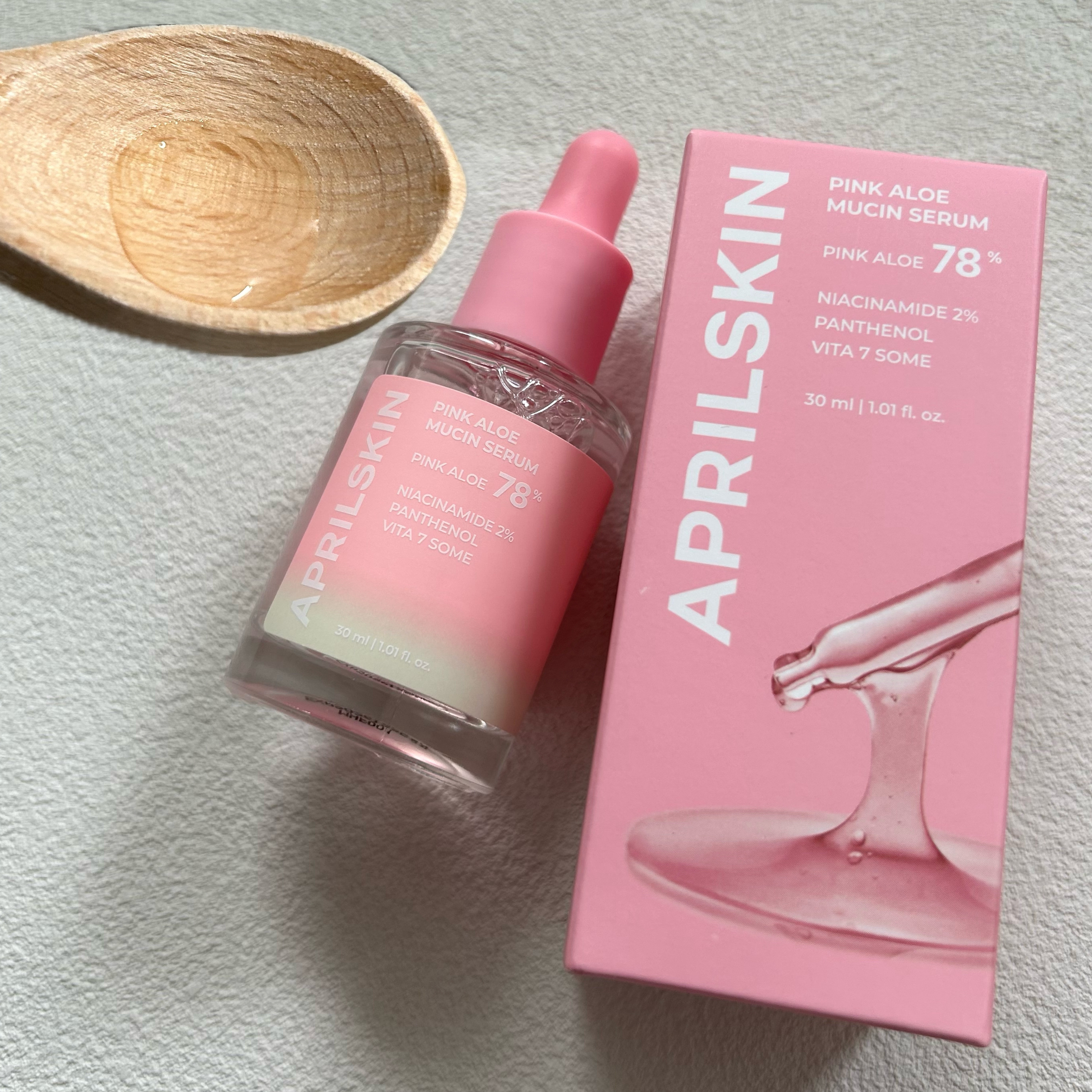 ピンクアロエビタトナー/APRILSKIN/化粧水を使ったクチコミ（3枚目）