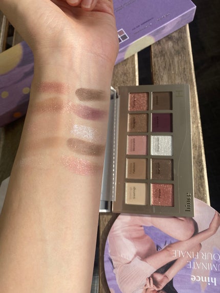 ニューデップスアイシャドウパレット/hince/アイシャドウパレットを使ったクチコミ(4枚目)