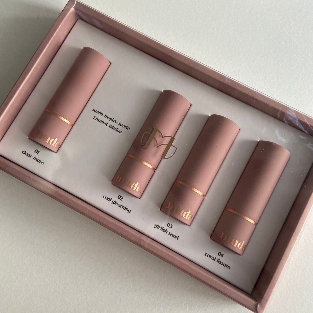 インスパイアマットリップ/mude/口紅を使ったクチコミ(4枚目)