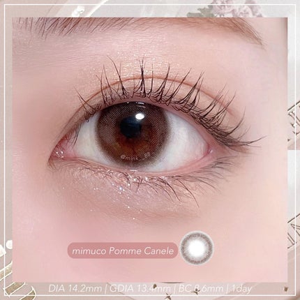 mimuco 1day/mimuco/ワンデー(1DAY)カラコンを使ったクチコミ(2枚目)