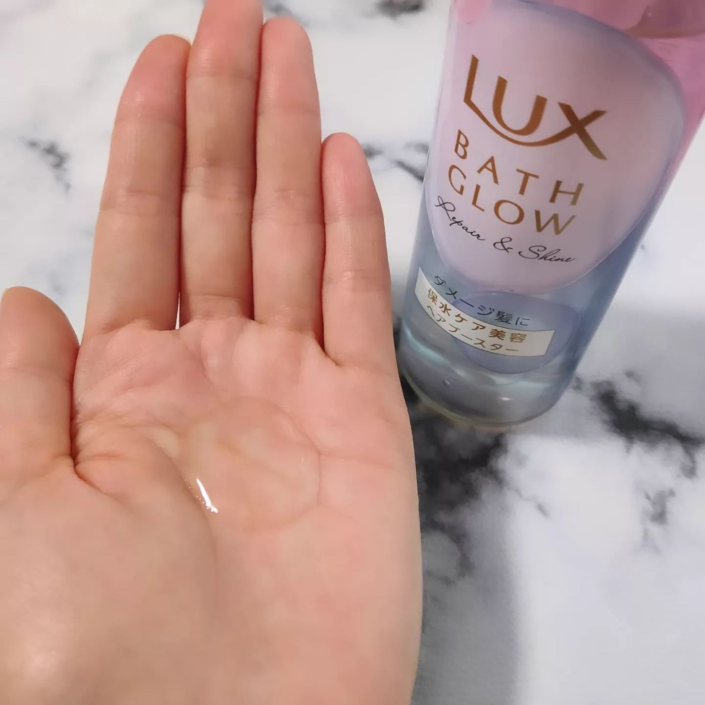 バスグロウ リペア&シャイン シャンプー / トリートメント/LUX/市販シャンプーを使ったクチコミ(4枚目)