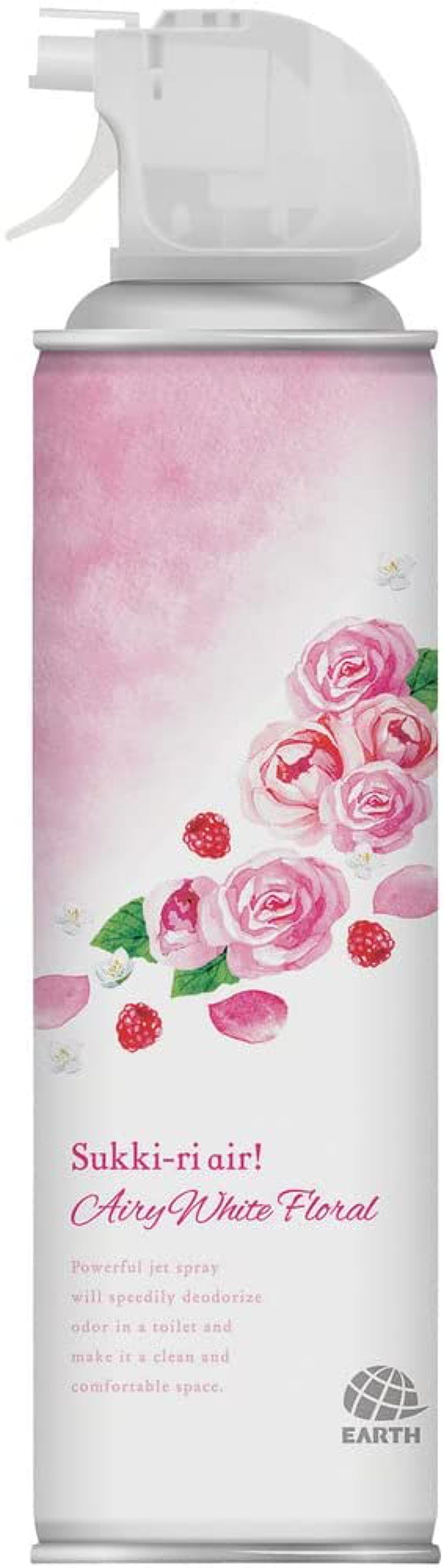 トイレのスッキーリエア！Sukki-ri air!  エアリーホワイトフローラルの香り