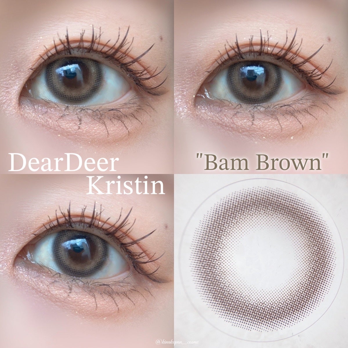 Dear Deer Kristen 1month/Hapa kristin/ワンデー(1DAY)カラコンを使ったクチコミ(3枚目)