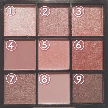 UR GLAM　BLOOMING EYE COLOR PALETTE/U R GLAM/アイシャドウパレットを使ったクチコミ（2枚目）