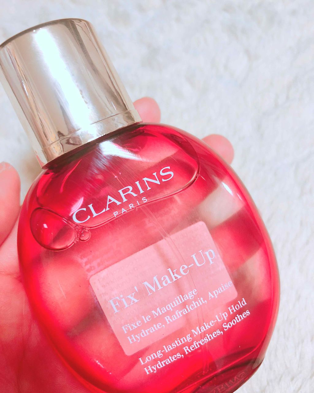 フィックス メイクアップ/CLARINS/ミスト状化粧水を使ったクチコミ（1枚目）