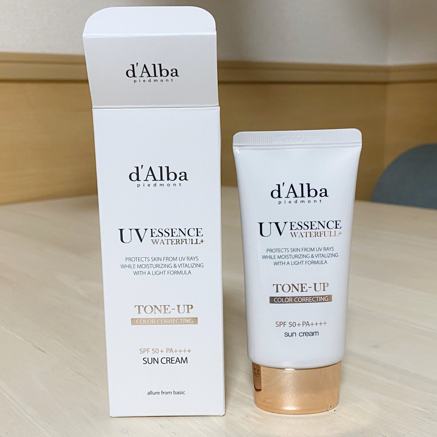 ウォータフルトーンアップサンクリーム/ダルバ/日焼け止めクリームを使ったクチコミ(1枚目)