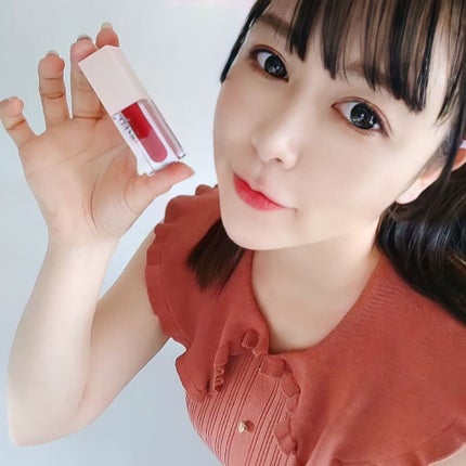 ウォーターグロスティント #04 Blooming Red/dasique/リップティントの画像