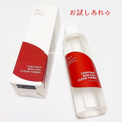 Isntree チェスナットBHA 0.9% クリアトナー
