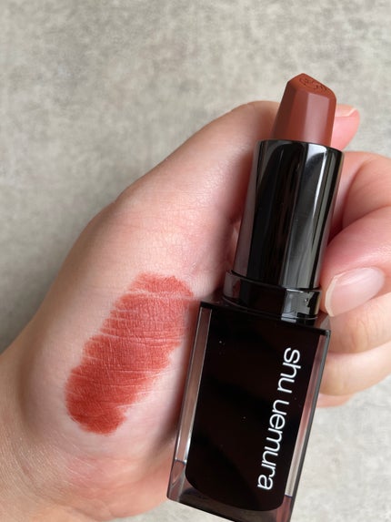 キヌ ルージュ マット/shu uemura/口紅を使ったクチコミ(4枚目)