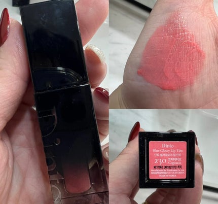 ブラーグロイリップティント/Dinto/リップティントを使ったクチコミ(4枚目)