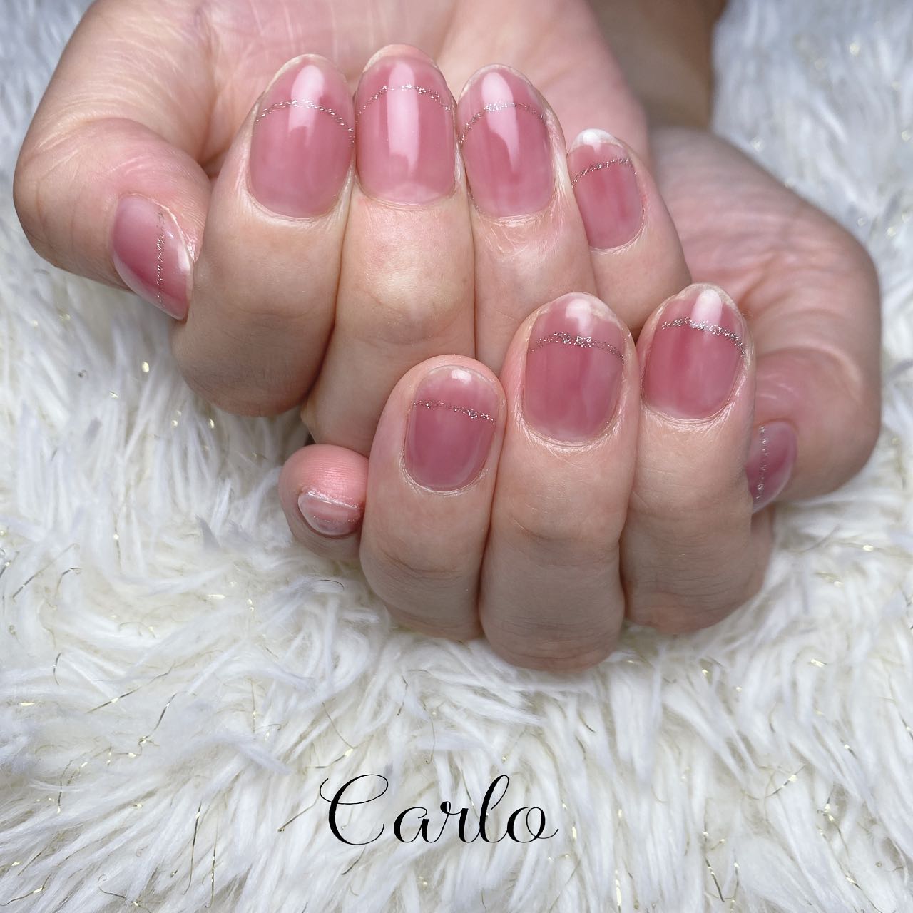 #シンプルネイル,#ちゅるんネイル,#ワンホンネイル,#フラッシュネイル,#大人ネイル上品ネイルのネイルデザイン