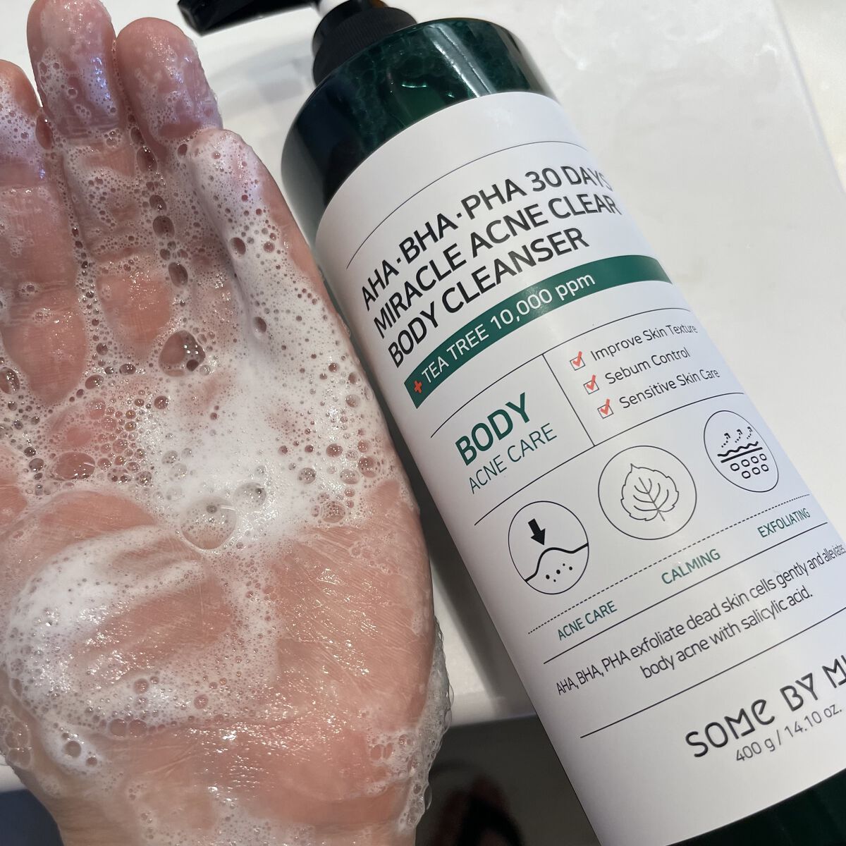 AHA.BHA.PHAミラクルカーミングボディローション /SOME BY MI/ボディローションを使ったクチコミ（3枚目）