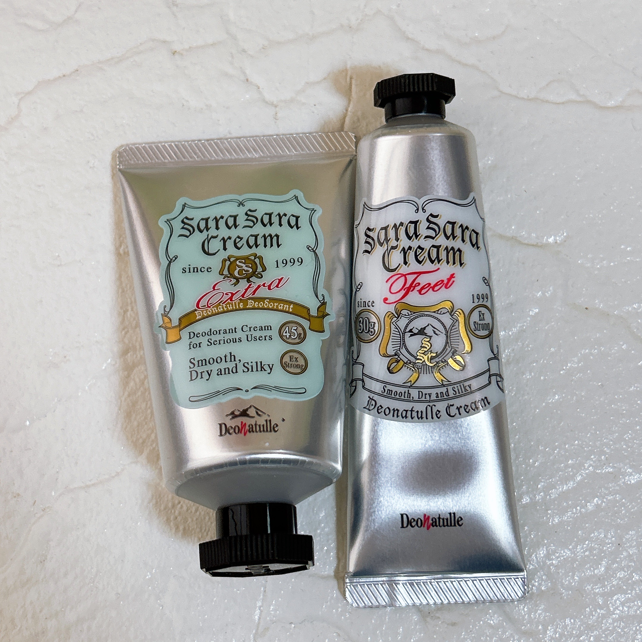 薬用足指さらさらクリーム/デオナチュレ/デオドラント・制汗剤を使ったクチコミ（3枚目）