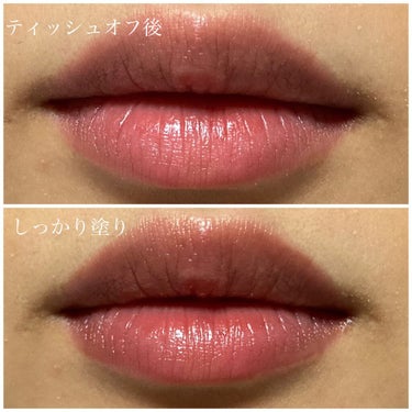 ルージュ ピュールクチュール ヴェルニ ウォーターグロウ No.205 シークレッドローズウッド/YVES SAINT LAURENT BEAUTE/口紅を使ったクチコミ（3枚目）