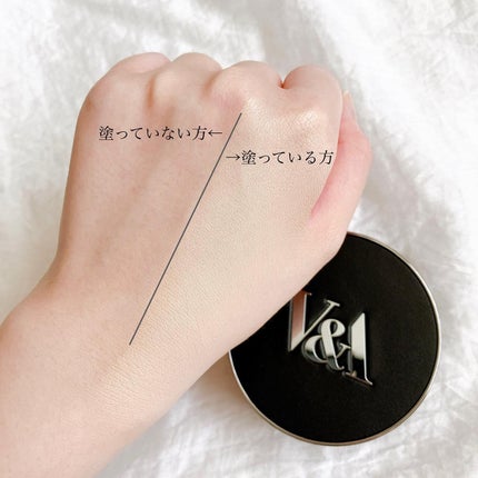 ロングウェアクッションファンデーション/V&Aビューティー/クッションファンデーションを使ったクチコミ(7枚目)