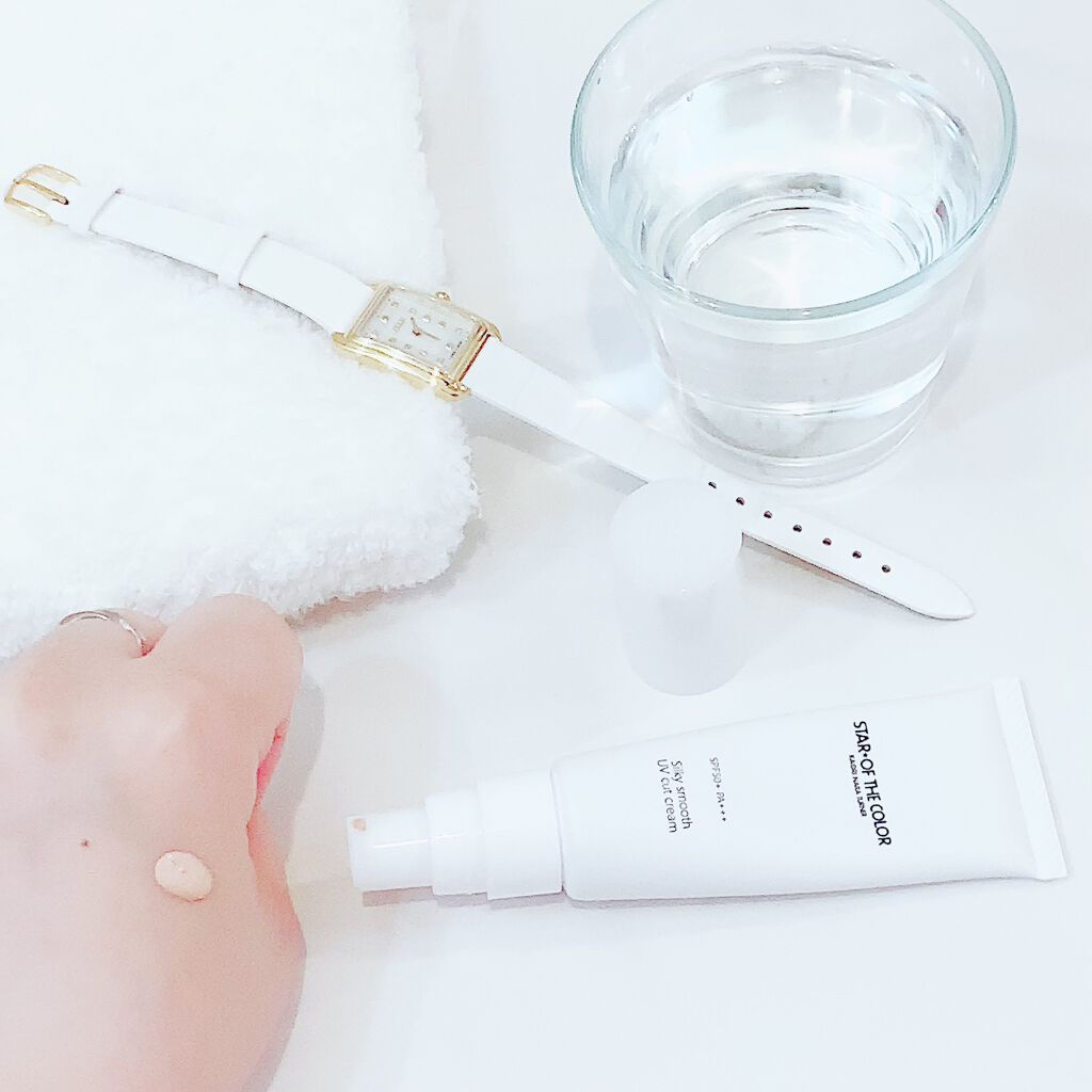 シルキースムースUVカットクリーム/STAR OF THE COLOR/日焼け止めクリームを使ったクチコミ(4枚目)