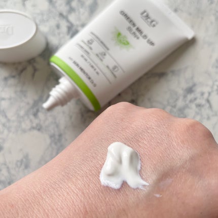 グリーンマイルドアップサンプラス/Dr.G/日焼け止めクリームを使ったクチコミ(4枚目)