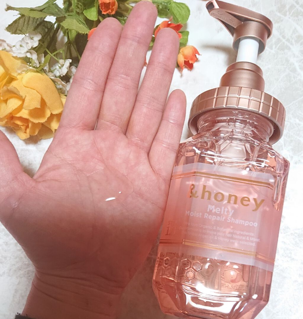 &honey Melty モイストリペア シャンプー1.0／モイストリペア ヘアトリートメント2.0/&honey/市販シャンプーを使ったクチコミ（3枚目）