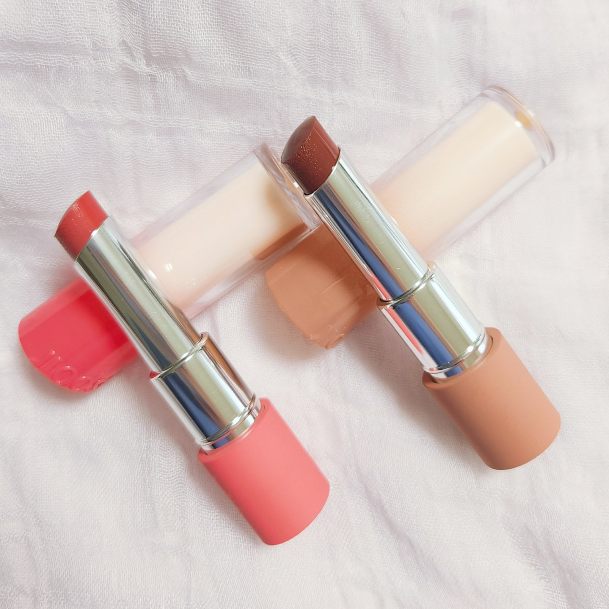 ノーウェアリップスティック バーミンググロー/espoir/口紅を使ったクチコミ（2枚目）