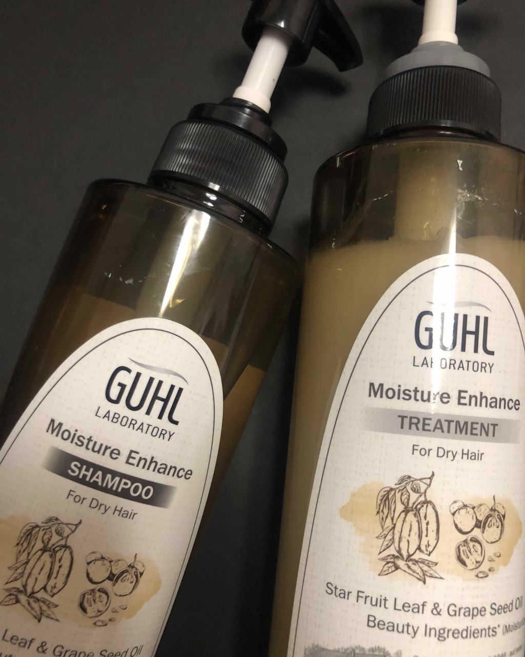 モイスチャーエンハンス シャンプー／トリートメント/GUHL LABORATORY/市販シャンプーを使ったクチコミ（1枚目）