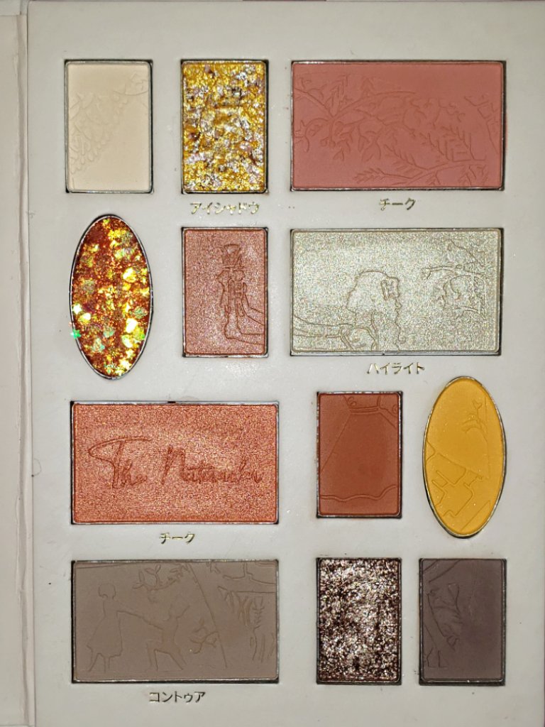 ZEESEAくるみ割り人形　キャンディクルーズ12色メイクアップパレット/ZEESEA/アイシャドウパレットを使ったクチコミ（3枚目）