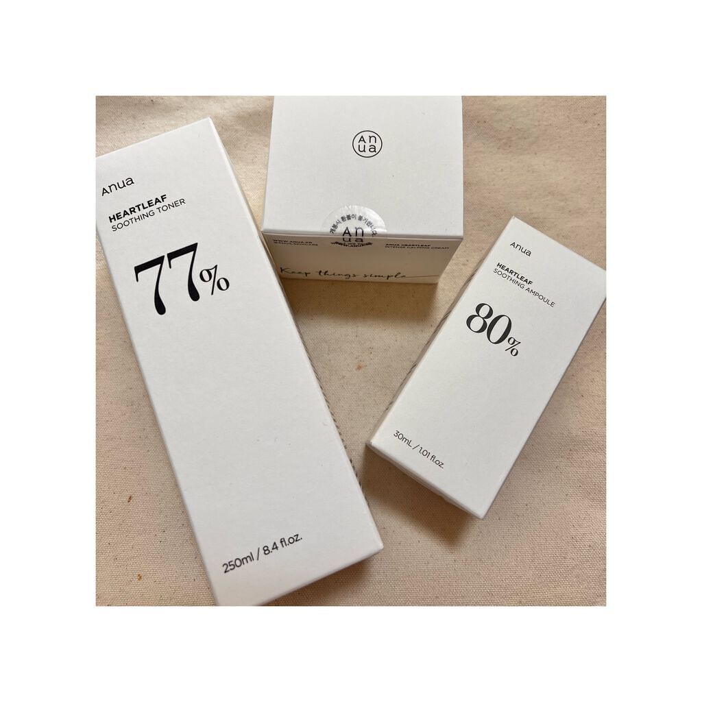 皆様いつもいいねありがとうございます♡♡

‧✧̣̥̇‧✦‧✧̣̥̇‧✦‧✧̣̥̇‧✦‧✧̣̥̇‧✦

🥀ANUA

✩.*˚ドクダミ 77 スージングトナー
✩.*˚ハートリーフ 80％ スージングアンプル
✩.*˚ドクダミ70インテン