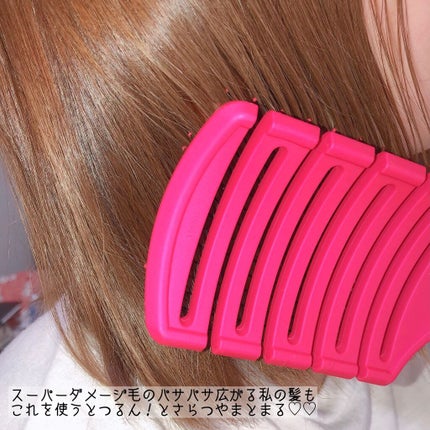 フレックスドライ パドルブラシ ピンク/ウェットブラシ/ヘアブラシを使ったクチコミ(6枚目)