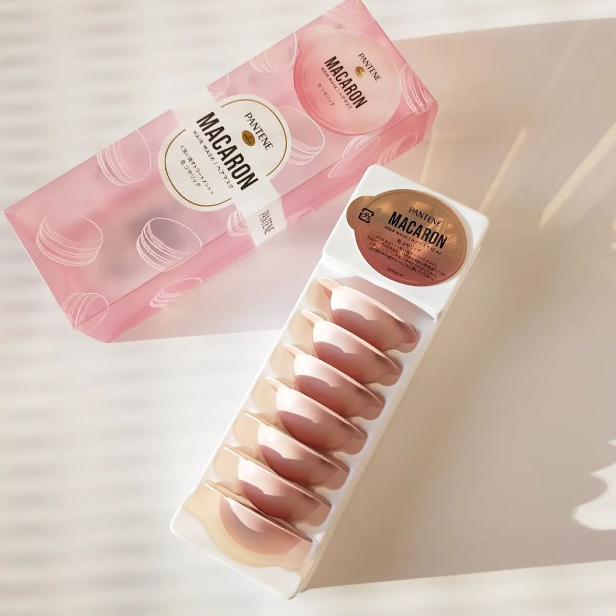 パンテーンマカロン ヘアマスク 色つやリッチ/パンテーン/ヘアマスク・ヘアパックを使ったクチコミ（1枚目）