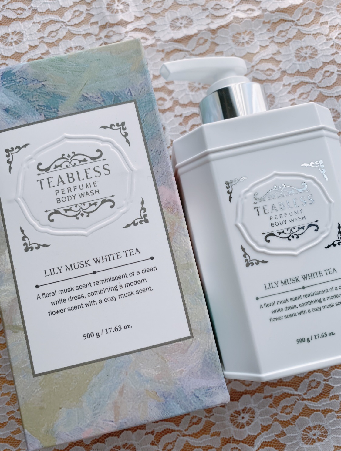 パフュームボディウォッシュ リリームスクホワイトティー/TEABLESS/ボディソープを使ったクチコミ（1枚目）