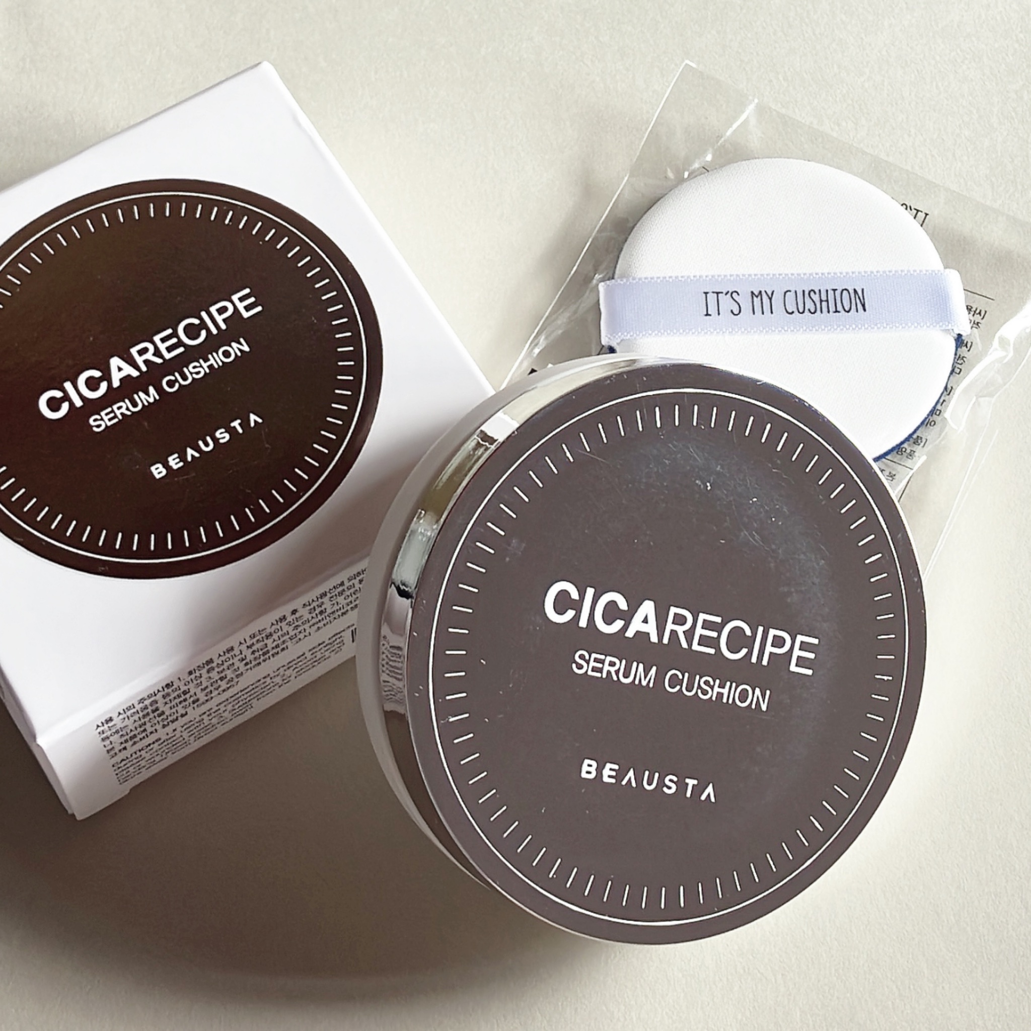 シカレシピセラムクッション/BEAUSTA/クッションファンデーションを使ったクチコミ（1枚目）