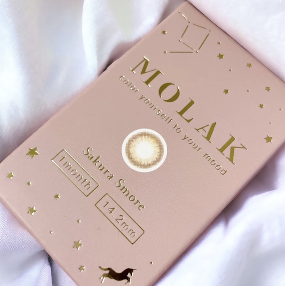 MOLAK 1month サクラスモア/MOLAK/１ヶ月（１MONTH）カラコンを使ったクチコミ（2枚目）