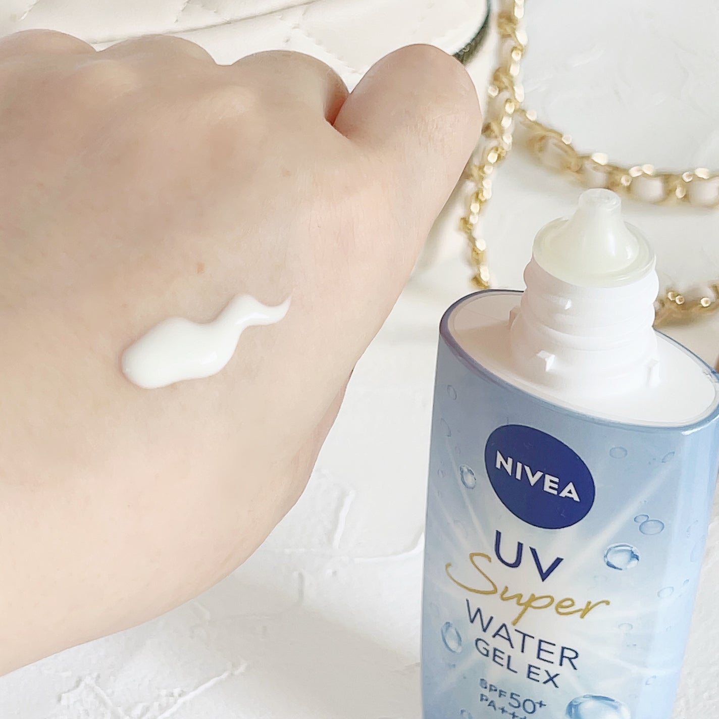 ニベアUV ウォータージェルEX/ニベア/日焼け止めジェルを使ったクチコミ(4枚目)
