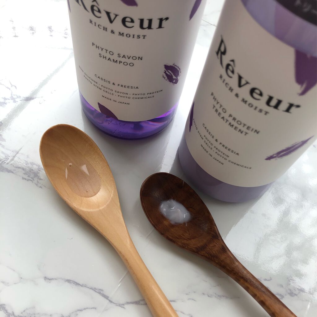 レヴール リッチ＆モイスト シャンプー／トリートメント シャンプー/Reveur(レヴール)/市販シャンプーを使ったクチコミ（3枚目）