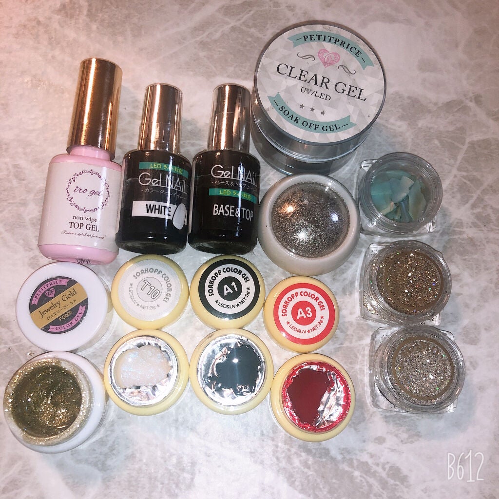 ジェルネイル(ライト対応)/セリア/ジェルネイルを使ったクチコミ(3枚目)