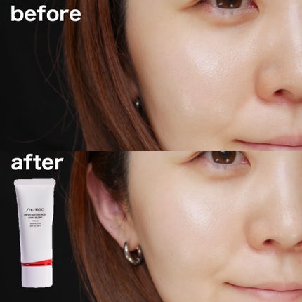 エッセンス スキングロウ プライマー	/SHISEIDO/化粧下地を使ったクチコミ(5枚目)