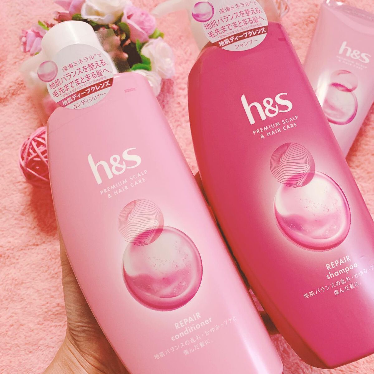 リペア シャンプー／コンディショナー/h&s/市販シャンプーを使ったクチコミ（3枚目）