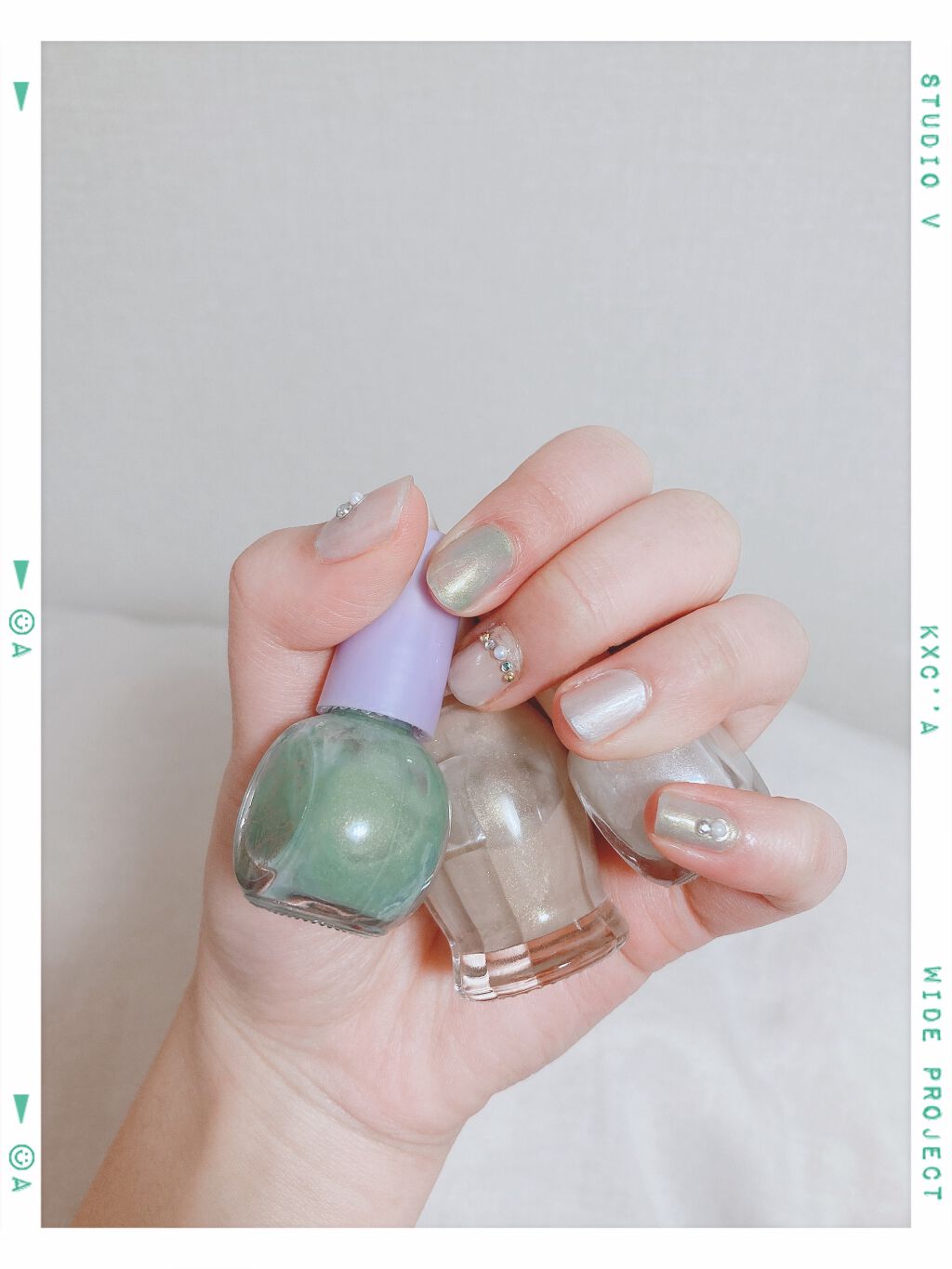 サンリオネイル/DAISO/マニキュアを使ったクチコミ（1枚目）