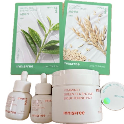 ビタC グリーンティーエンザイム ブライト セラム/innisfree/美容液を使ったクチコミ(4枚目)