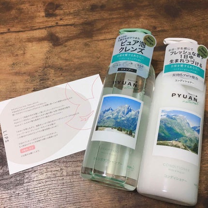 PYUAN ナチュラル シャンプー/コンディショナー/ピュアン/シャンプー・コンディショナーを使ったクチコミ(1枚目)