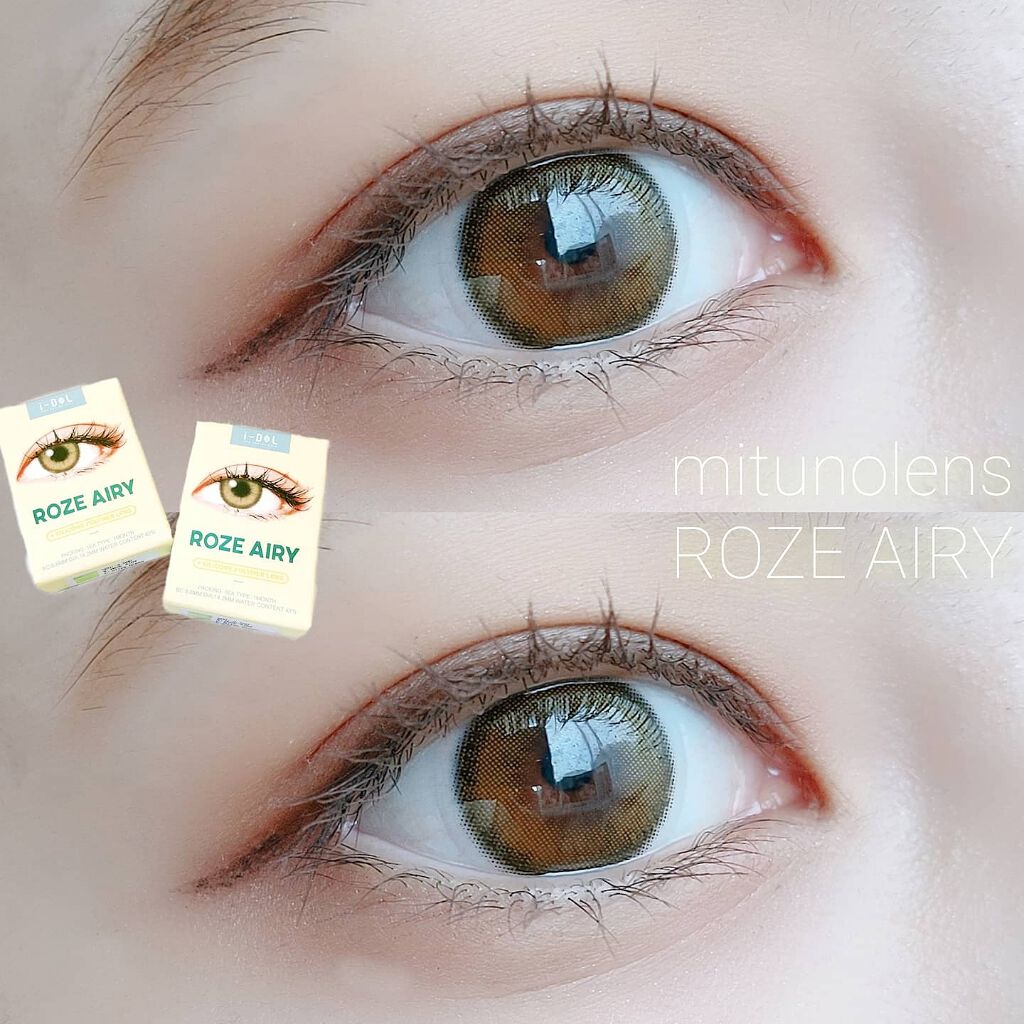 CANNA ROZE AIRY/URIA i-DOL/カラーコンタクトレンズを使ったクチコミ(1枚目)