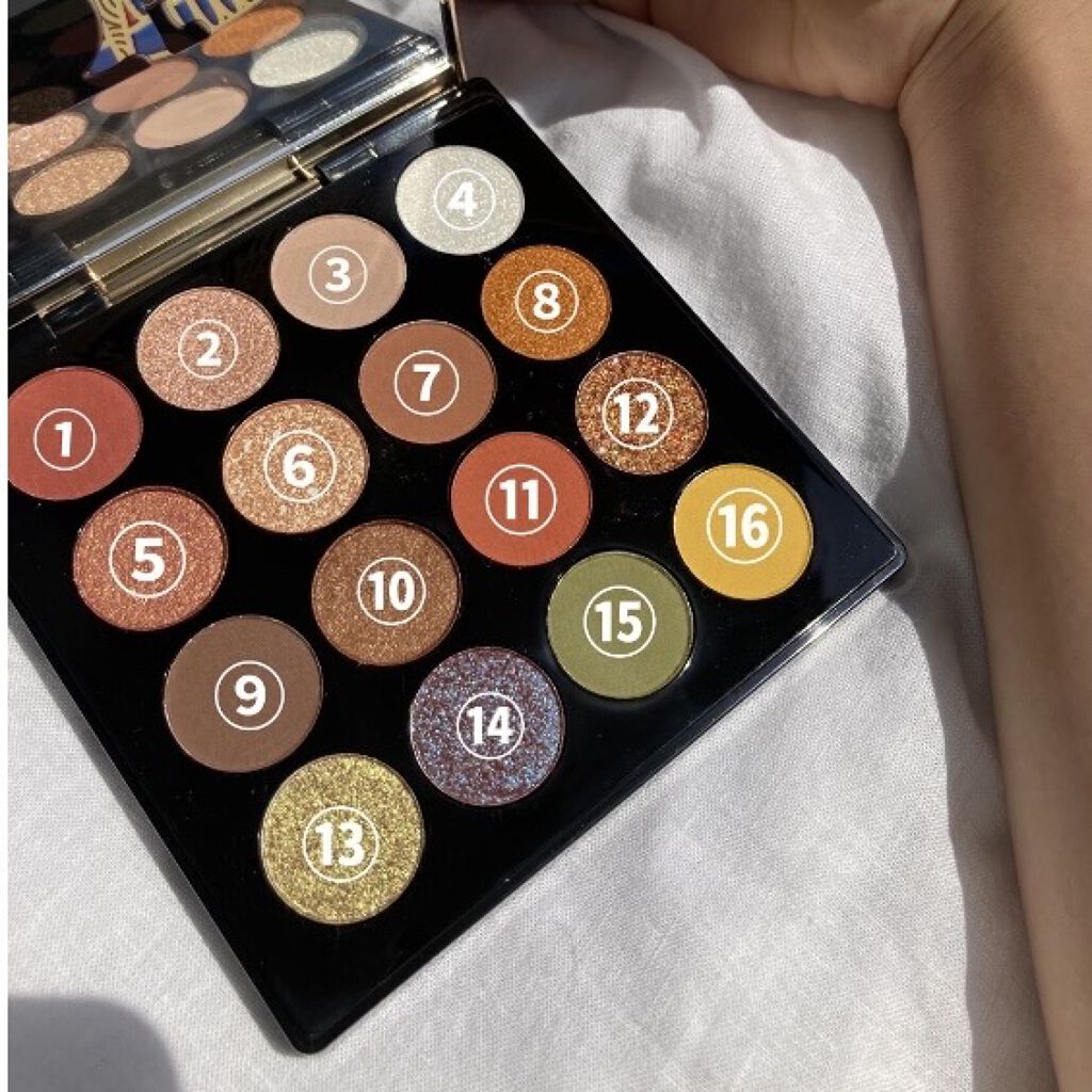 大英博物館 エジプトシリーズ アイシャドウパレット/ZEESEA/アイシャドウパレットを使ったクチコミ（2枚目）