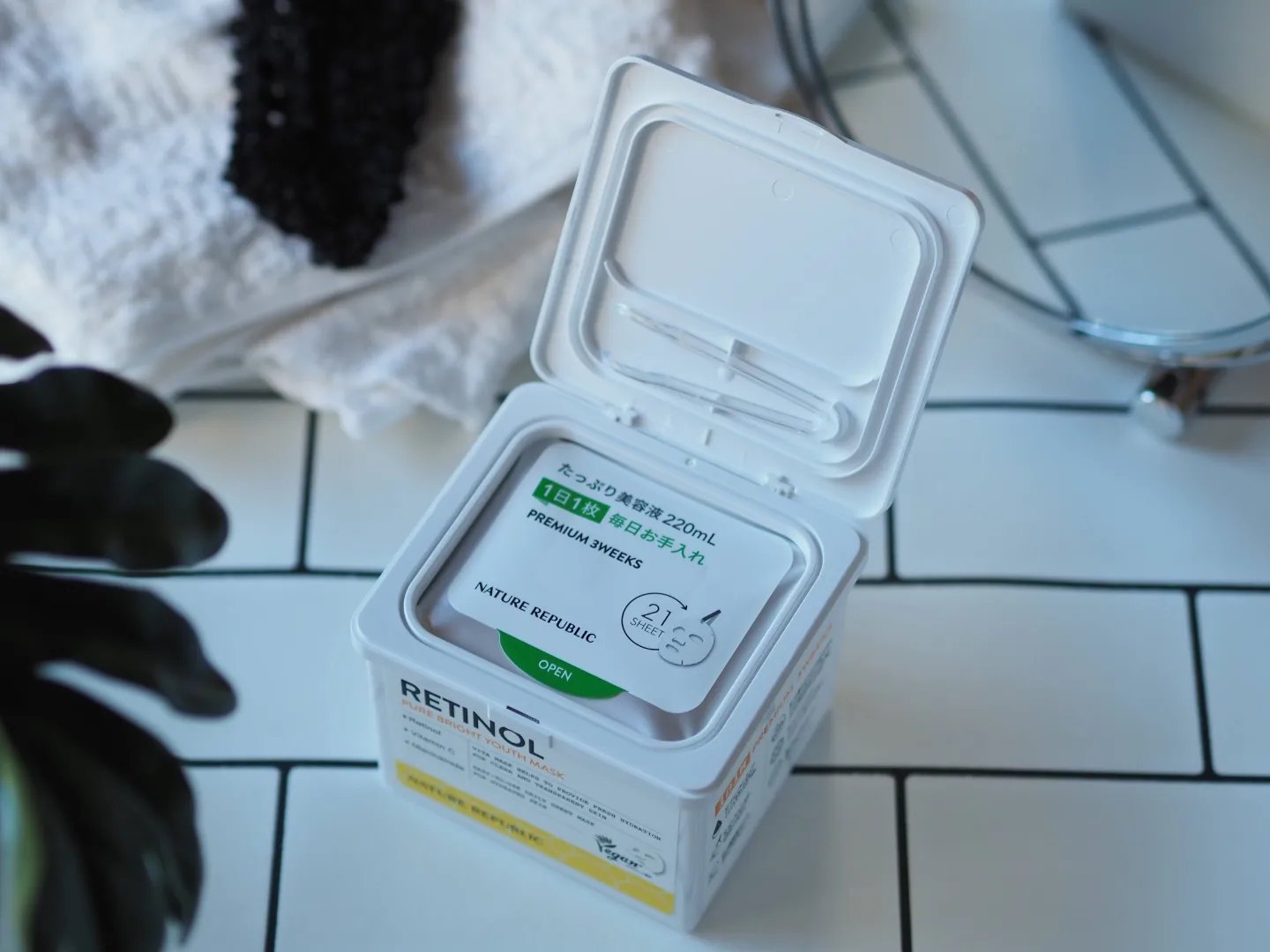 キューブマスク レチノール/ネイチャーリパブリック/シートマスク・パックを使ったクチコミ（2枚目）