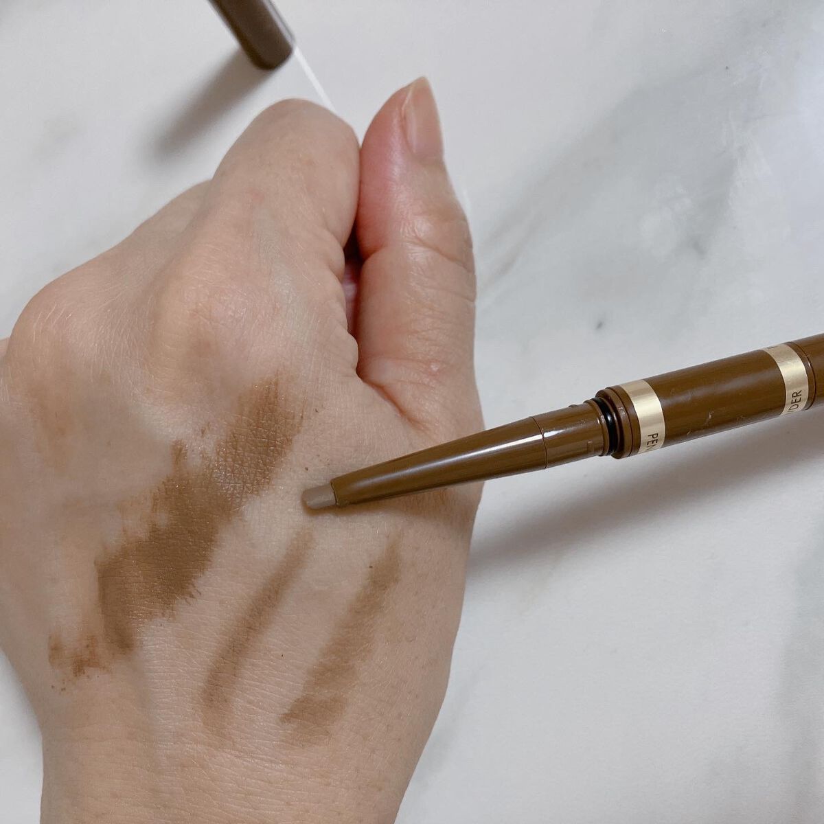 ニュアンスブロウマスカラ/K-パレット/眉マスカラを使ったクチコミ（3枚目）