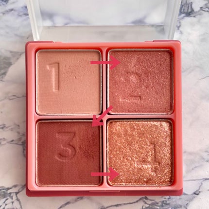 マルチキューブ/i’m meme/アイシャドウパレットを使ったクチコミ(6枚目)