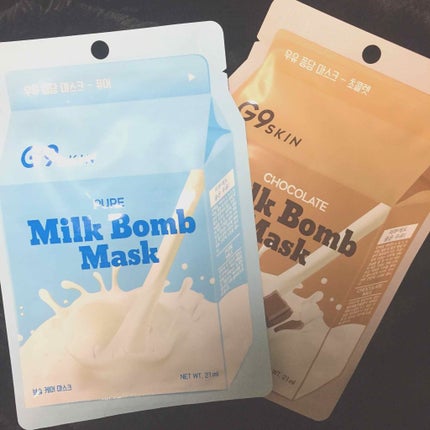 MILK BOMB MASK/G9SKIN/シートマスク・パックを使ったクチコミ(1枚目)