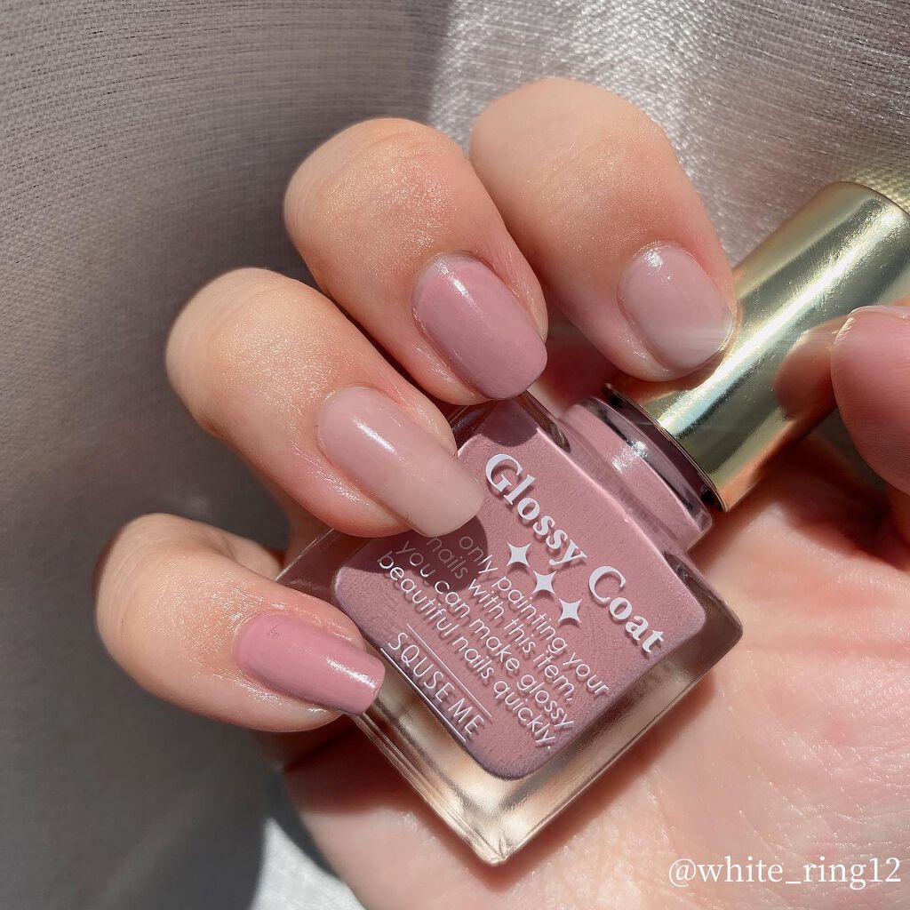 グロッシーコート/スキューズミー/オールインワンネイルを使ったクチコミ(9枚目)