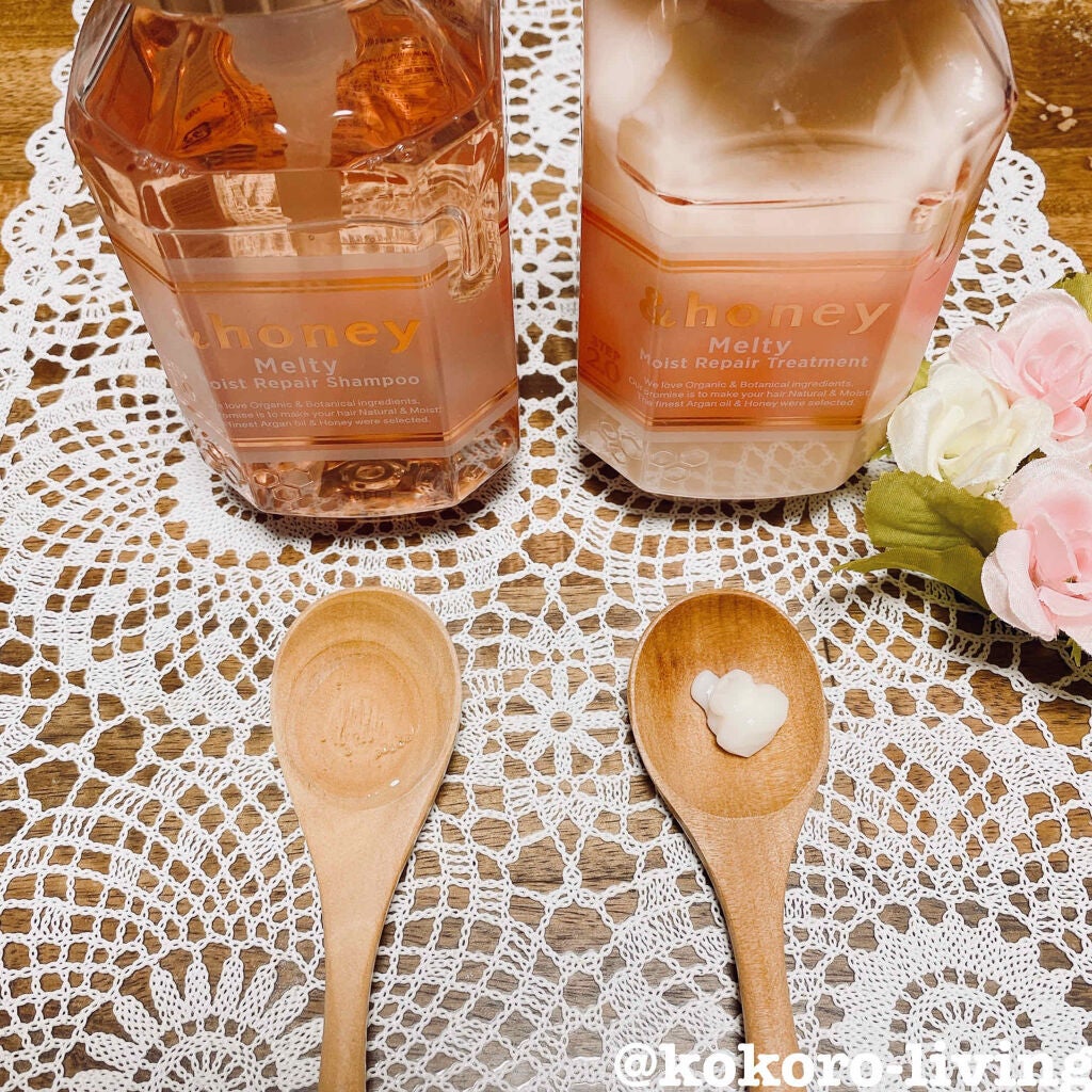 &honey Melty モイストリペア シャンプー1.0/モイストリペア ヘアトリートメント2.0/&honey/市販シャンプーを使ったクチコミ(2枚目)