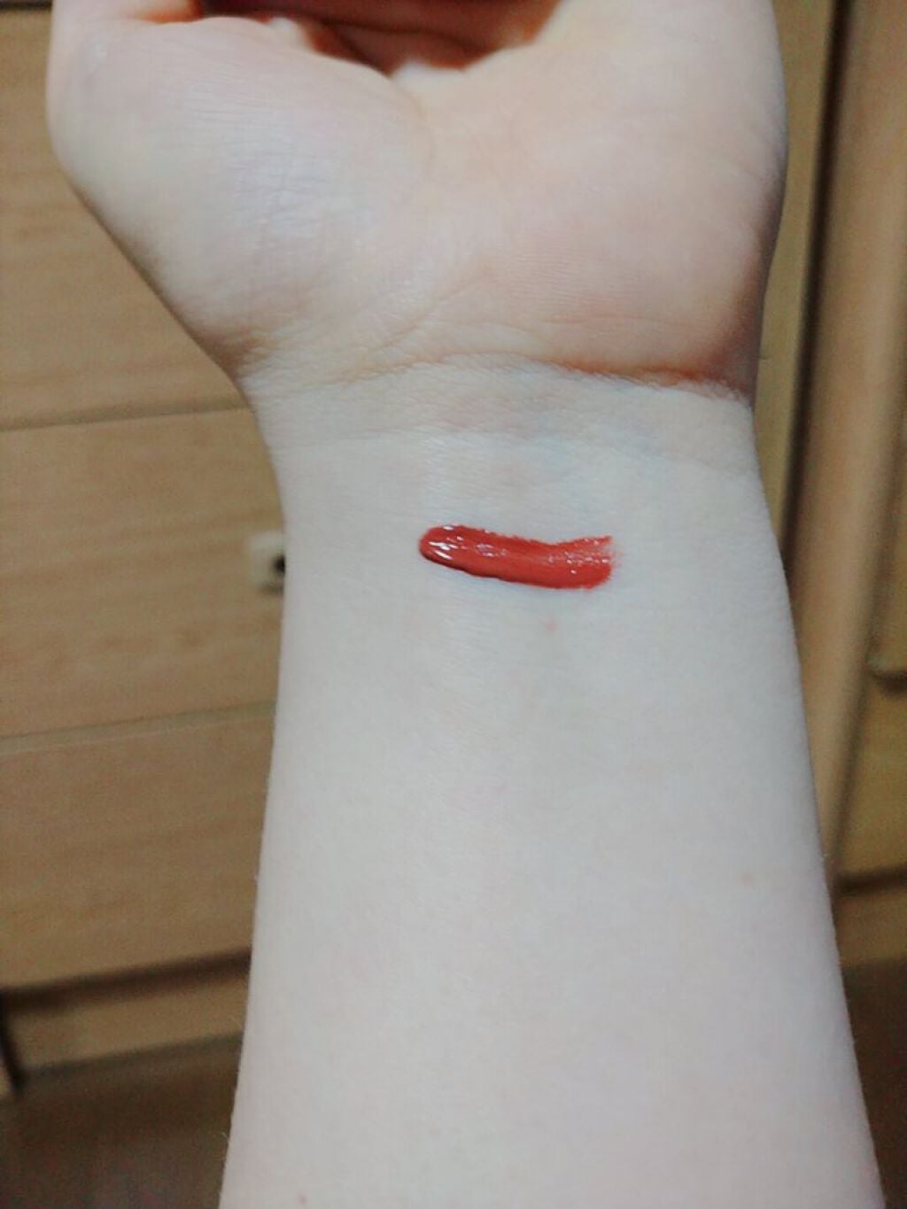 ウォータリーリップティント マット/ミゼルエディ/リップティントを使ったクチコミ(2枚目)