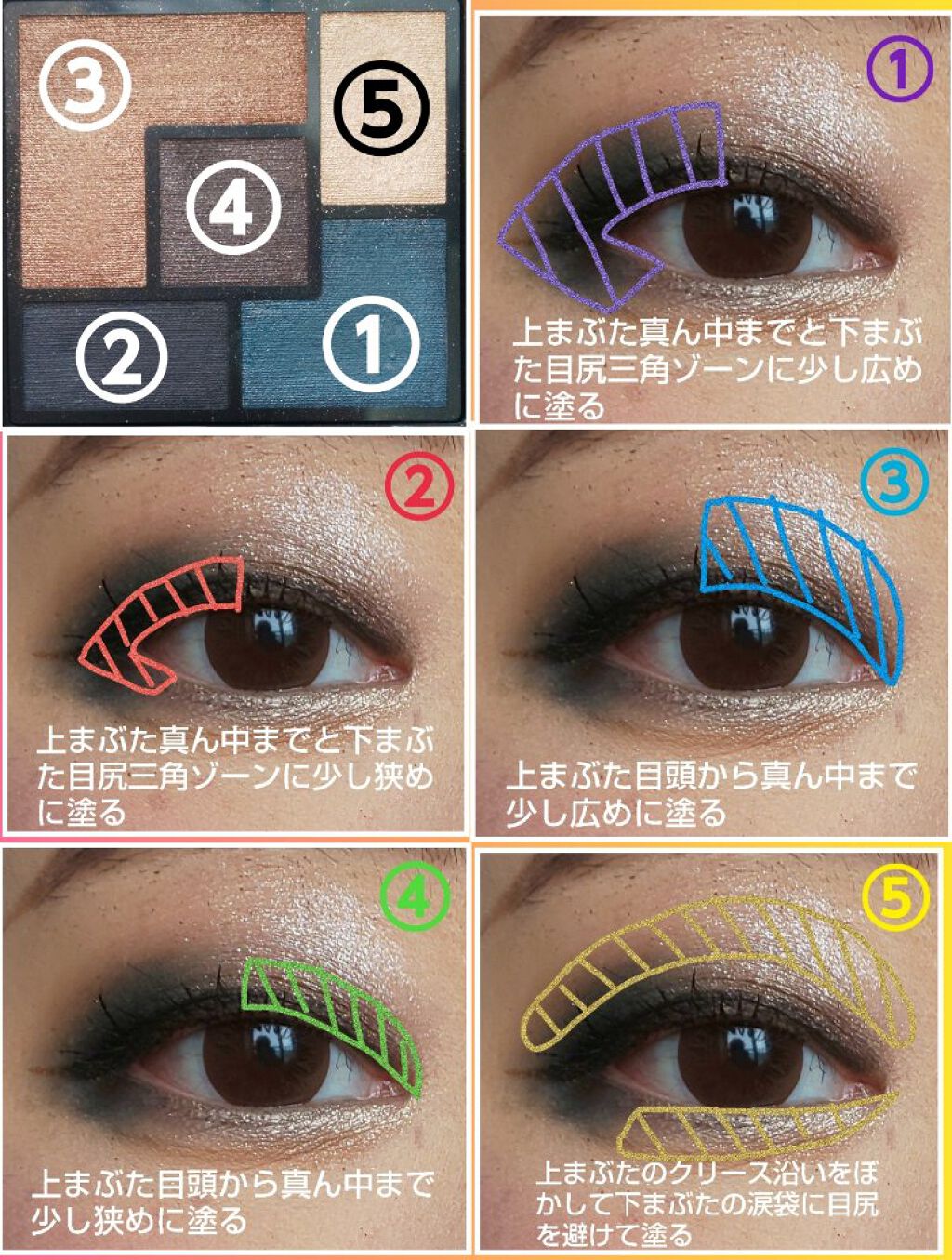 クチュール クルール パレット/YVES SAINT LAURENT BEAUTE/アイシャドウパレットを使ったクチコミ（2枚目）